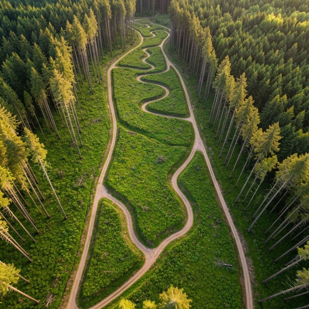 Trail maintenance work